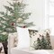 Christmas Pillow Covers 18x18 Inch,Outdoor Christmas Tree Decorative Throw Pillows Waterproof Set of 2,Winter Pillow Cases,Christmas Decorations for Couch Home Holiday Xmas Green Pine(7-18)